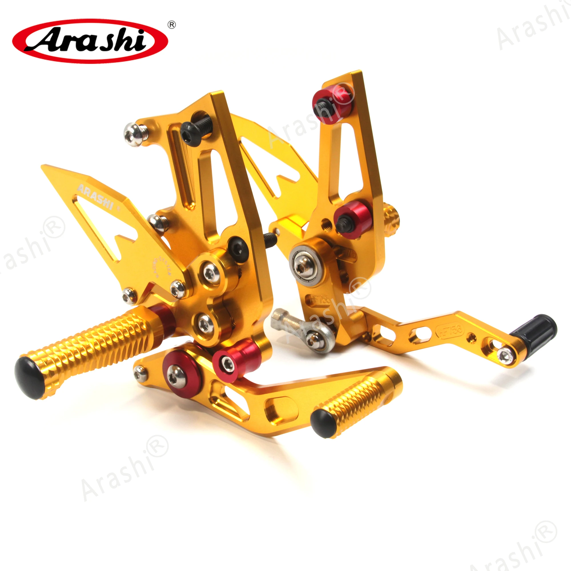 Arashi 1 Набор регулируемая подножка для TRIUMPH speed Тройная 1050 2011- Мотоцикл CNC Rider Rearset подножки Rearset 2013