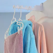 옷 수건 가방에 대 한 후크와 다기능 매직 도어 옷걸이 키 공간 절약 욕실 주방 문 주최자 이상(China)