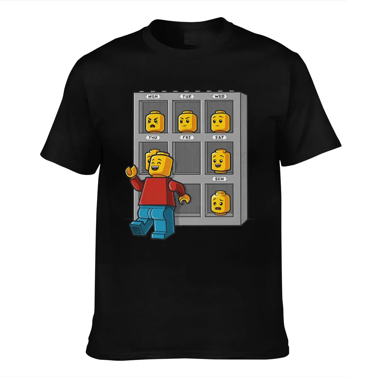 

Men's T-shirts Face Lego T-shirt Tops On Friday 2020