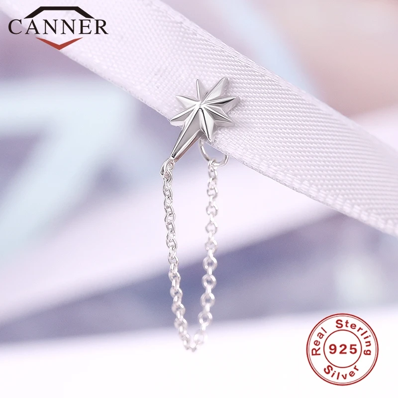 1pcs Gold Silver Color Lightning/Snake Chain Stud Earrings for Women 925 Sterling Silver Tassel Earrings Fashion Jewelry