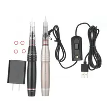 Машинка для татуировки 100-240 В электрическая микроблейдинг татуировка бровей и губ Полуперманентная машина США вилка Перманентный макияж машина