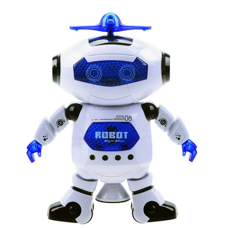 

New Style Space Dancing Electric Robot Empty Dancing Electric Robot 360-Degree Rotating Light Music Toy