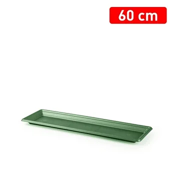 Plato jardinera de plastico 60 cm Verde