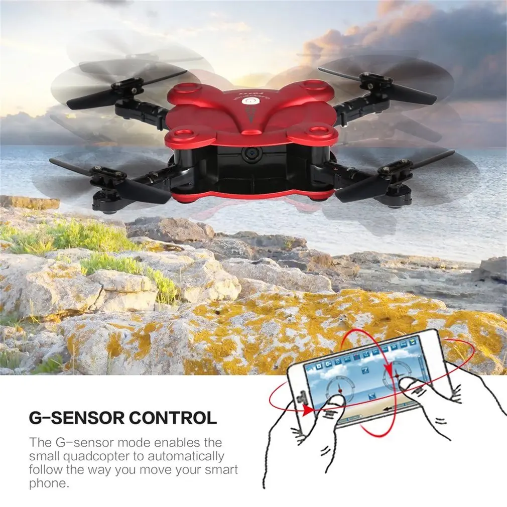 FQ777 FQ17W 2,4G 6 осевой гиростабилизированный мини скоростной Дрон Wi-Fi FPV(first person View складной RTF Квадрокоптер с дистанционным управлением с 0.3MP Камера удержания высоты «Безголовый» режим