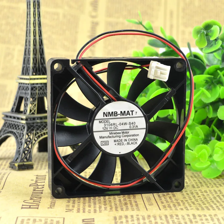 3106rl-04w-s40 8 см 8015 12V 0.31A защиты электродвигателя Вентилятор охлаждения
