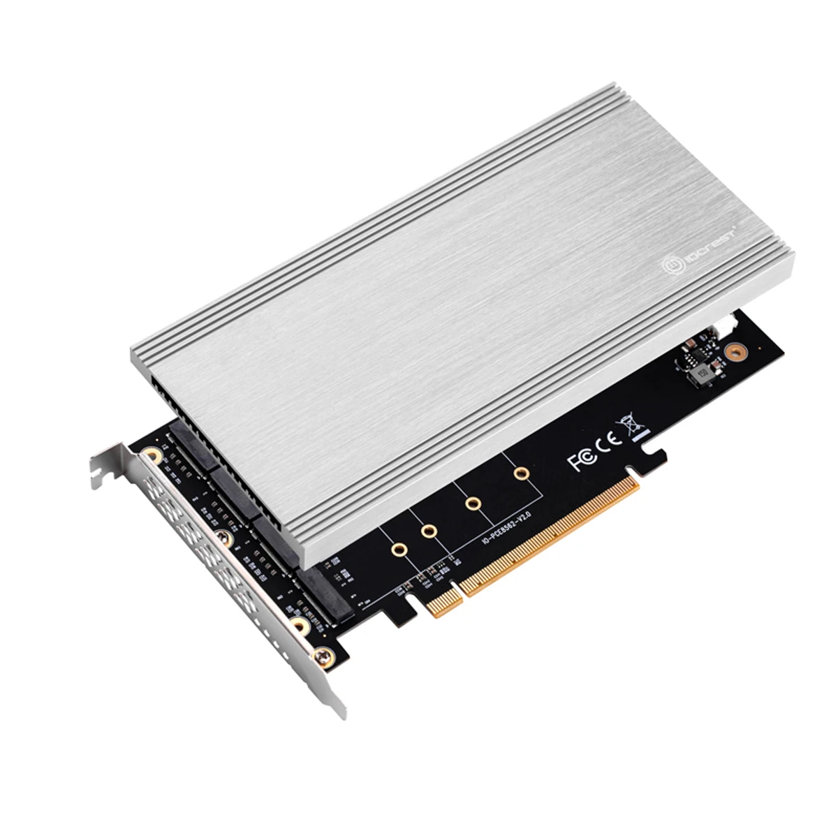 Адаптер PCIE к M2 M.2 NVMe SSD адаптер M2 к PCIE 3,0X16 карта контроллера M ключ 4-портовый независимый PCI Express 3,0x4 пропускная способность