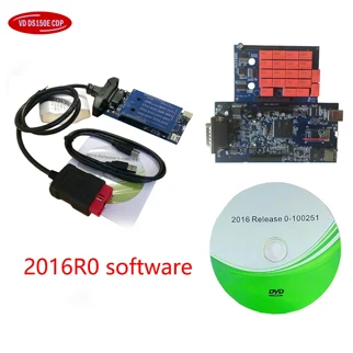 Последние bluetooth VD TCS CDP Pro plus для delphis VD ds150e cdp автомобили Грузовики obd2 диагностические инструменты с 2015R3/2016R0 keygen - Цвет: without Bluetooth