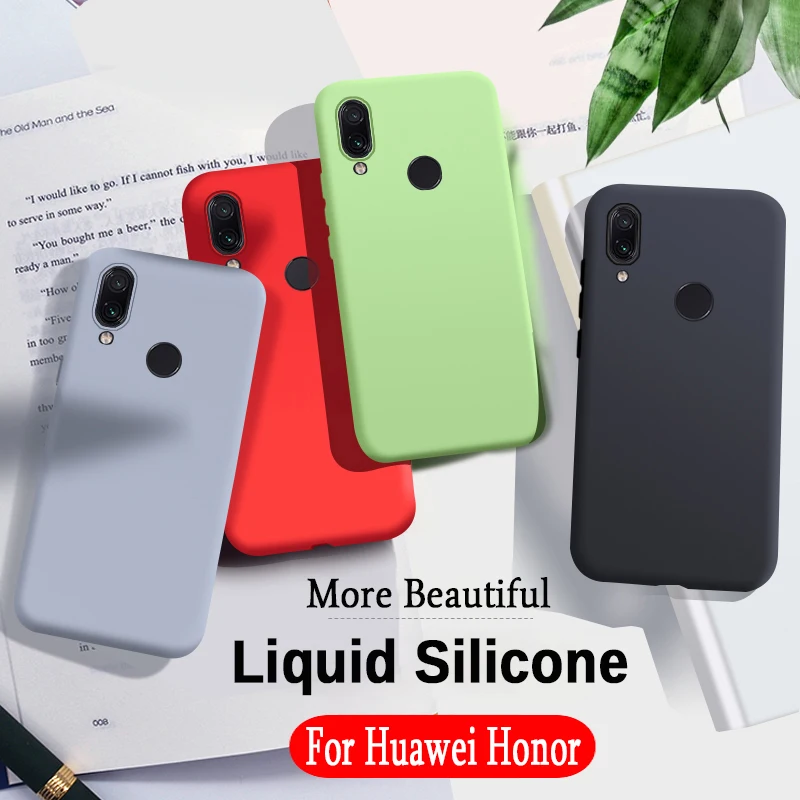 

Color Silicone Cases For Huawei Honor 20 9X Pro 10 9 Lite 10i 20i 8X 8S 8A Case Soft TPU Back Cover Honor X8 X9 9 10 Light Capa