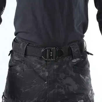 

Quick Release Tactical Belt Male Outdoor Nylon Belt Smooth Buckle Belt