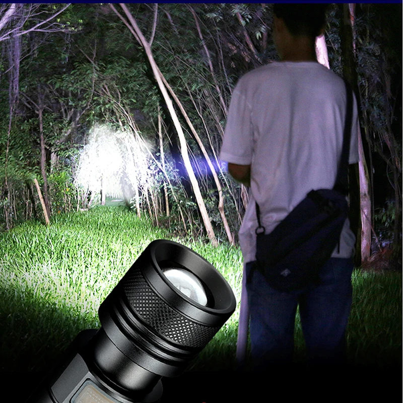 SupFire Flashlight Linterna LED Zoom Torch 26650 Flash Light Lanterna A2-S Powerful Flashlight Waterproof Camping Light 2000lm