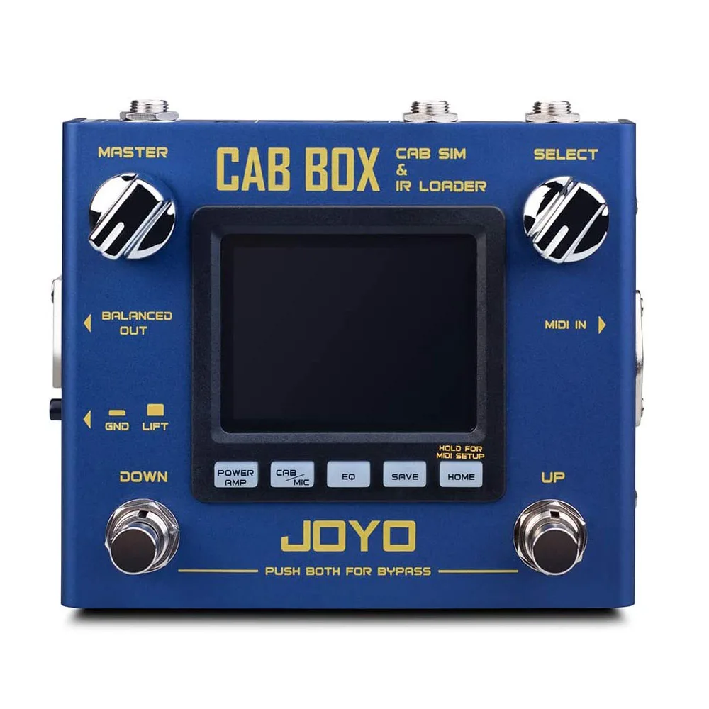 

JOYO R-08 CAB BOX Multi Effect Pedal Support IR Loading AMP Pedal Effect 4 Tube Power AMP Simulations Cabinet Modeling Pedal