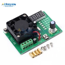 Probador de capacidad de batería LED TEC-06, probador de carga eléctrica de 16W con ventilador, versión única/en línea para medidor de corriente móvil 500AH