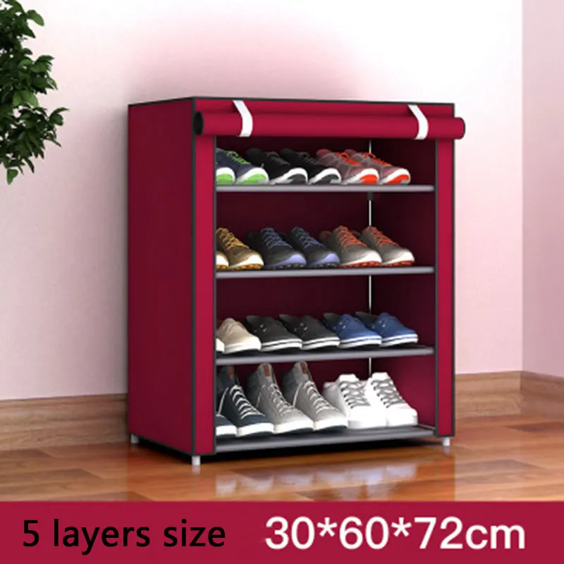 Home Dustproof Shoe Rack Folding Assembly Cloth Shoes Cabinet 4 layer 5 layer 6 layer 8 layer 10 layer Shoe Organizer Rack Home Dustproof Shoe Rack Folding Assembly Cloth Shoes Cabinet 4 layer 5 layer 6 layer 8 layer 10 layer Shoe Organizer Rack