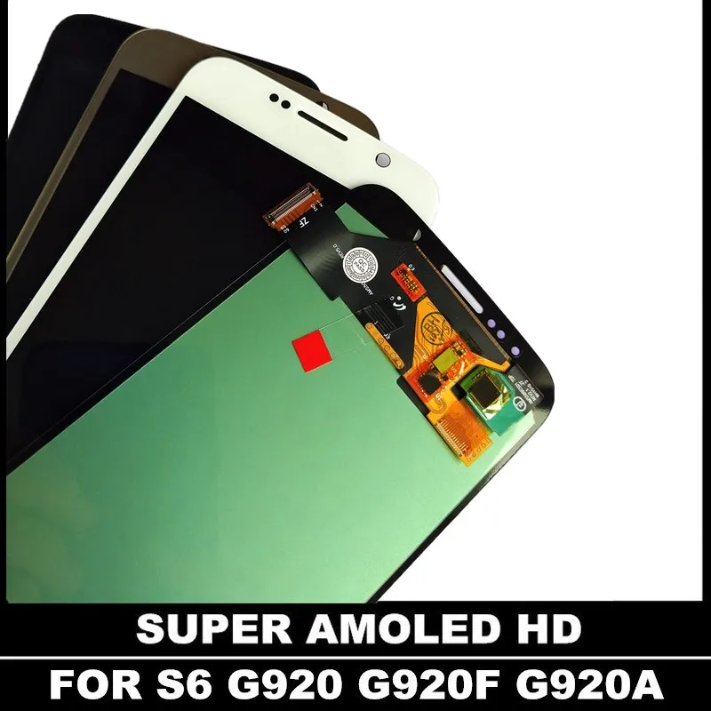 5,1 ''ЖК-дисплей для samsung galaxy S6 G920 G920F G920FD G920A G920I ЖК-дисплей с кодирующий преобразователь сенсорного экрана в сборе Замена