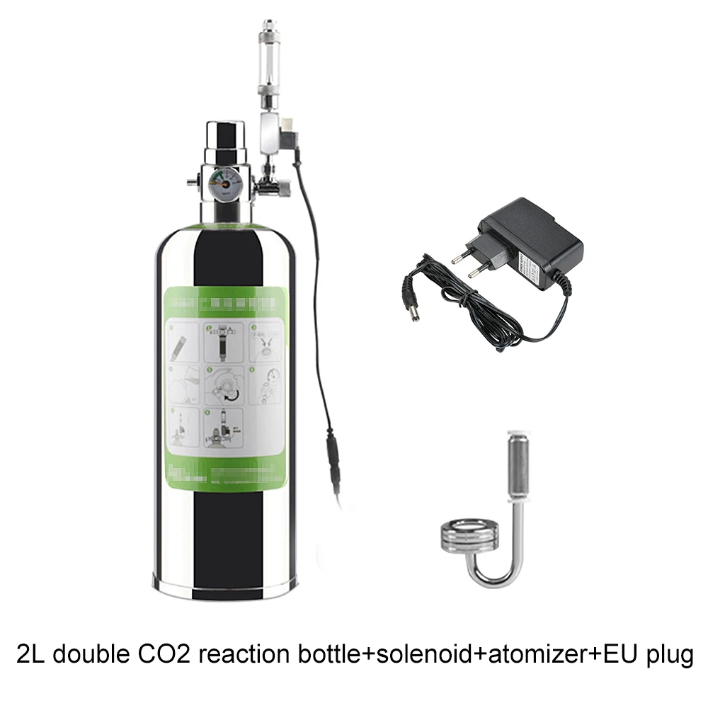 Аквариум CO2 генератор системы комплект CO2 генератор системы углекислого газа реактор комплект для растения для аквариума