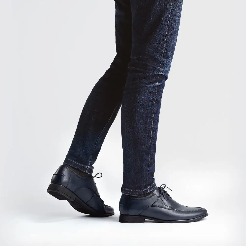  Xiaomi qimian Men's casual leather shoes Soft Nappa cowhide Soft elastic comfortable sole Flat Clas