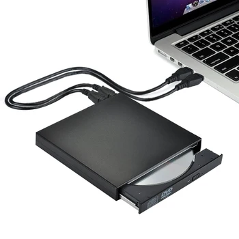 

External Dvd Drive Optical Drive Usb 2.0 Cd Rom Player Cd-Rw Burner Writer Reader Recorder Portable for Laptop Windows Pc