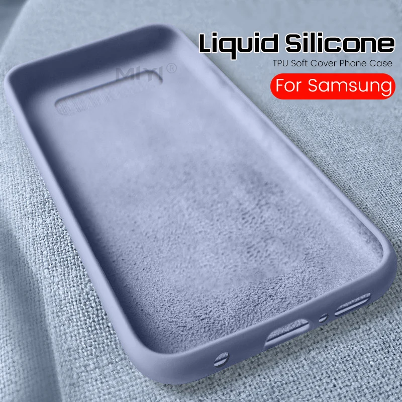 

Cover On Note10 Pro Case For Samsung Galaxy Note 10 Pro 9 8 S10E S10 S9 S8 Plus Liquid Silicone Soft Case S 10 9 8 Coque Fundas