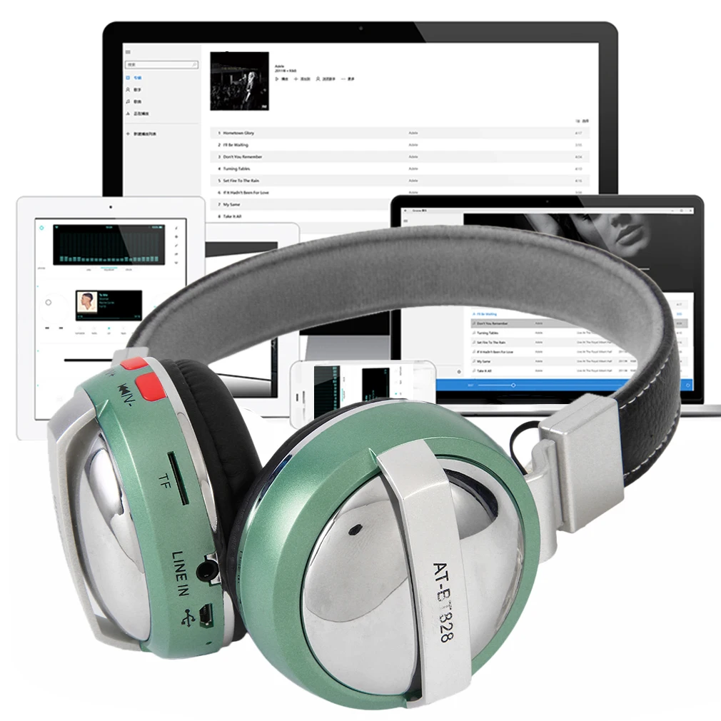 Складные Наушники Bluetooth V4.1, стереогарнитура, микрофон с шумоподавлением, беспроводная гарнитура для планшета, мобильного телефона