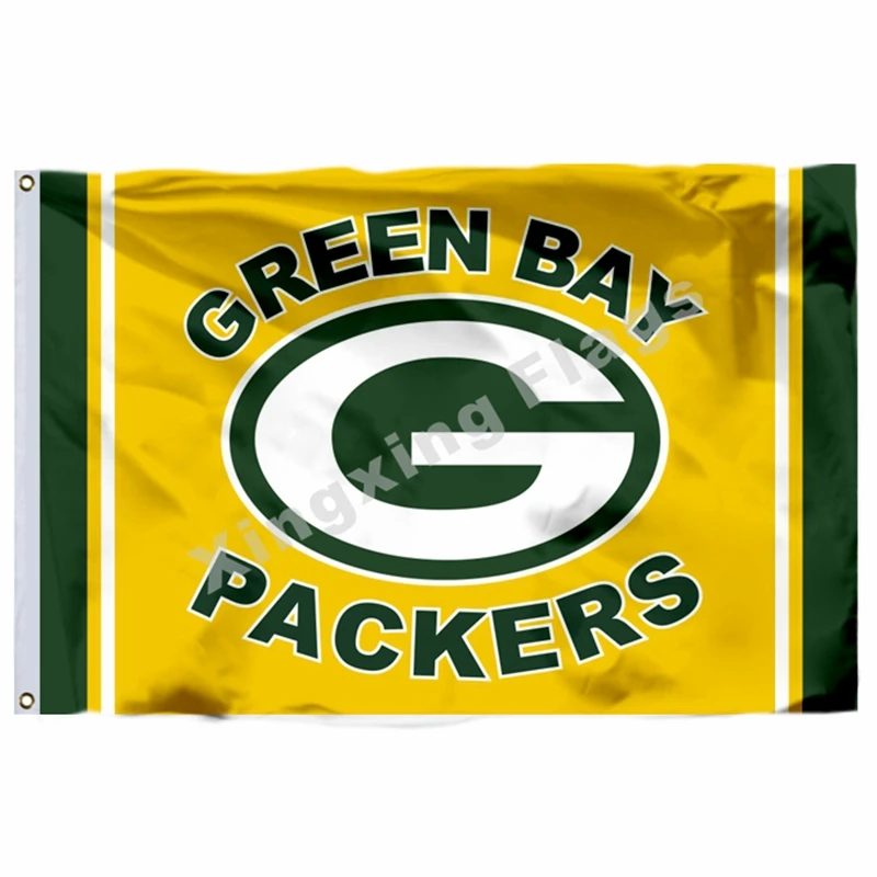 Флаг чемпионов Green Bay Packers Super Bowl 3ft X 5ft полиэстер баннер Летающий Размер № 4 90x150 см пользовательский флаг - Цвет: G2