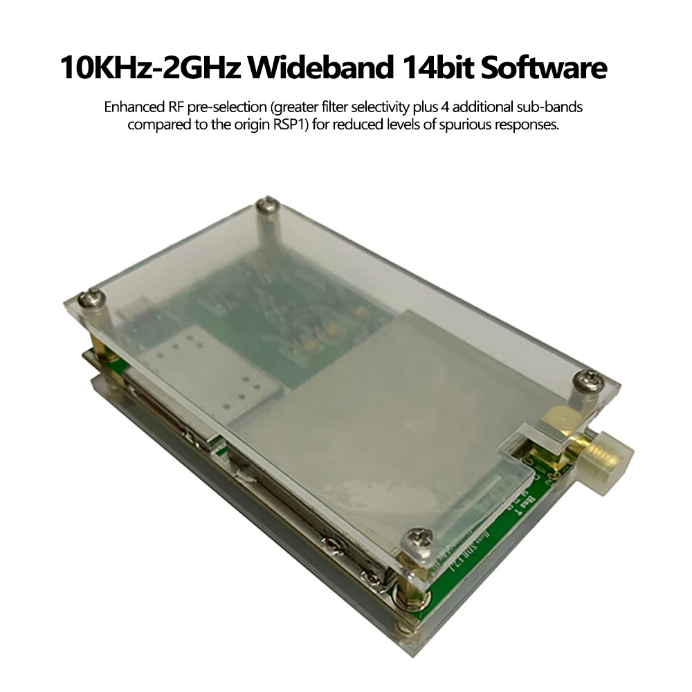 10 кгц 2 ГГц широкополосный 14bit программно определяемый радиоприемник SDR SDRplay с