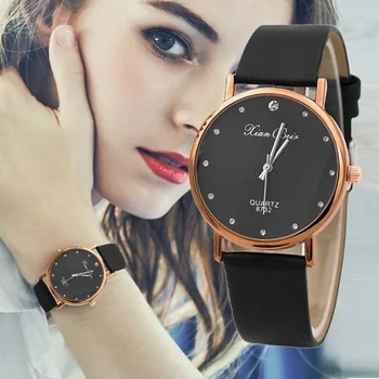 

Fashion Women Female Quartz Watch Luxury Leather Watches Ladies Casual Dress Wristwatch Thanksgiving Gift
