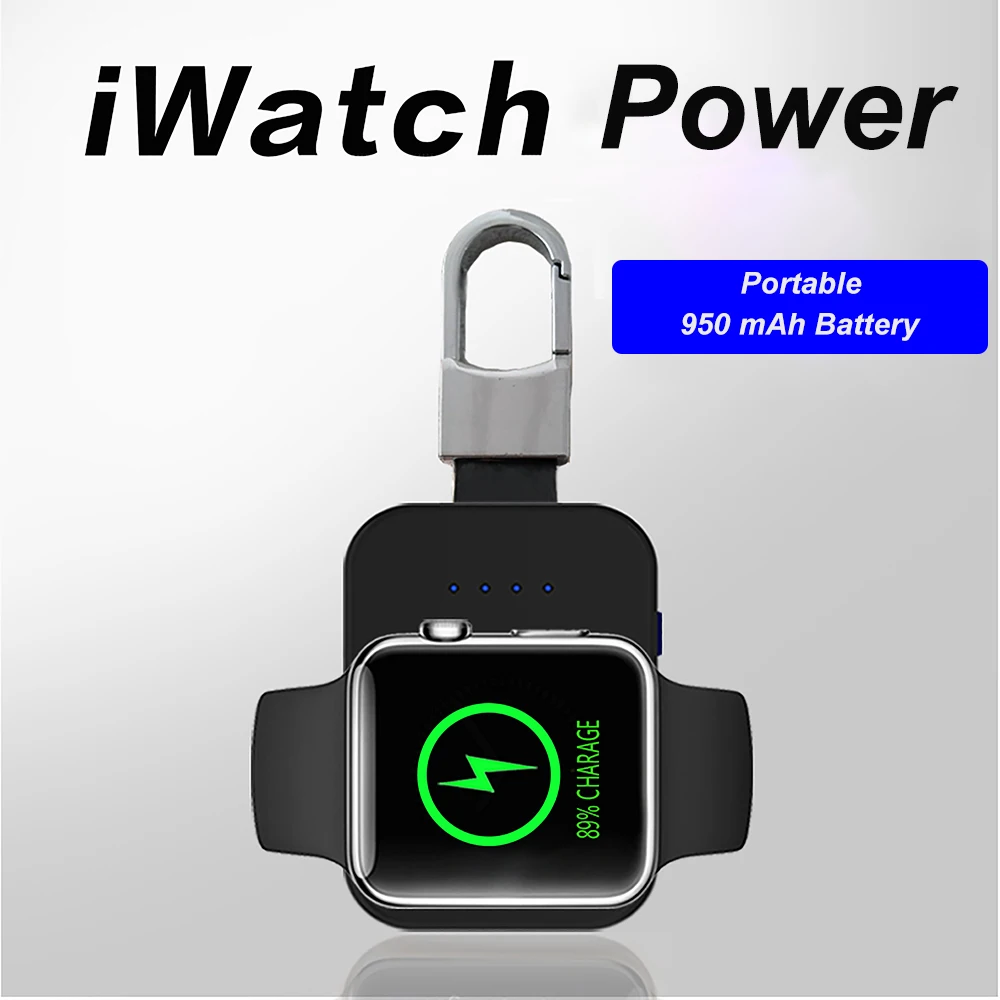 

N19 For iWatch Portable Mini Wireless Charger Led Light Display Power Fast Charging Dock For Apple Watch Series 1 2 3 4 Charger