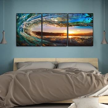

Beautiful Landscape Canvas Painting Art Wall Pictures Posters Prints for Living Room Home Decor No Framed