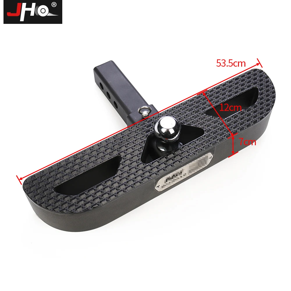 JHO Rear Bumper Receiver Trailer Towing Hitch Step Bar Guard For Ford F150 2013-2020 Raptor Limited 2019 2018 17 Car Accessories