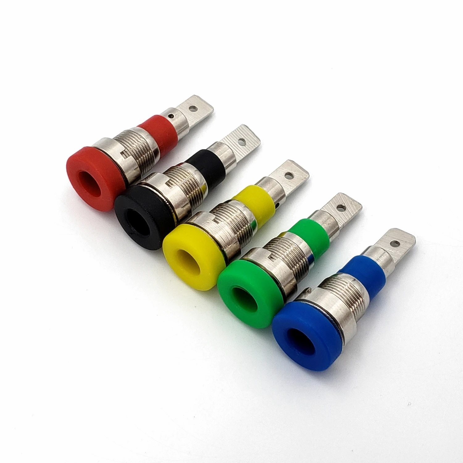 10 шт латунный 4 мм разъем типа банан с гнездовым штекером|connector 4mm|connector socketconnector