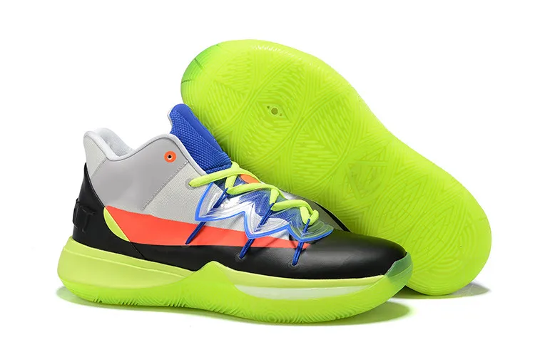 Губка x Kyrie 5 дом в форме ананаса мужские баскетбольные кроссовки Irving 5S граффити Keep Sue Fresh Патрик сквидворд кроссовки, украшенные звездами - Цвет: Picture 11
