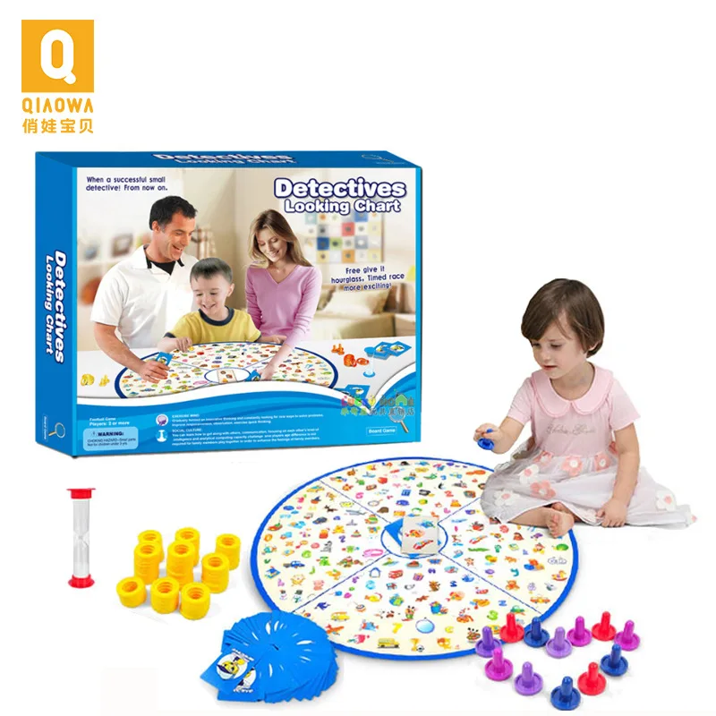 

New Products Family Small Detective Find Map Educational Toy Parent And Child Interactive Attention Training Tabletop Game