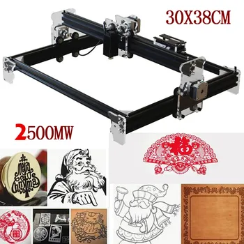 

2500MW A3 30X38CM DIY Mini Laser Engraver CNC DIY Logo Mark Printer Cutter Wood Router Carving Engraving Machine