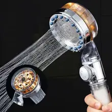 New Bathroom Turbo Nozzle High Pressure Shower Shower Hand One Pressurized Accessories Held Water Saving N0g1