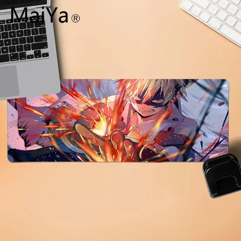 MaiYa крутой персонализированный модный мой герой Boku No Hero Academy Bakugou Katsuki настраиваемый игровой резиновый коврик для мыши