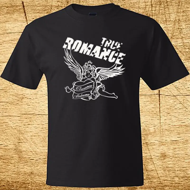 

New True Romance Movie Men'S Black T Shirt Size S To 3Xl Men Brand Printed 100% Cotton T Shirt Fashion Men'S T Shirts