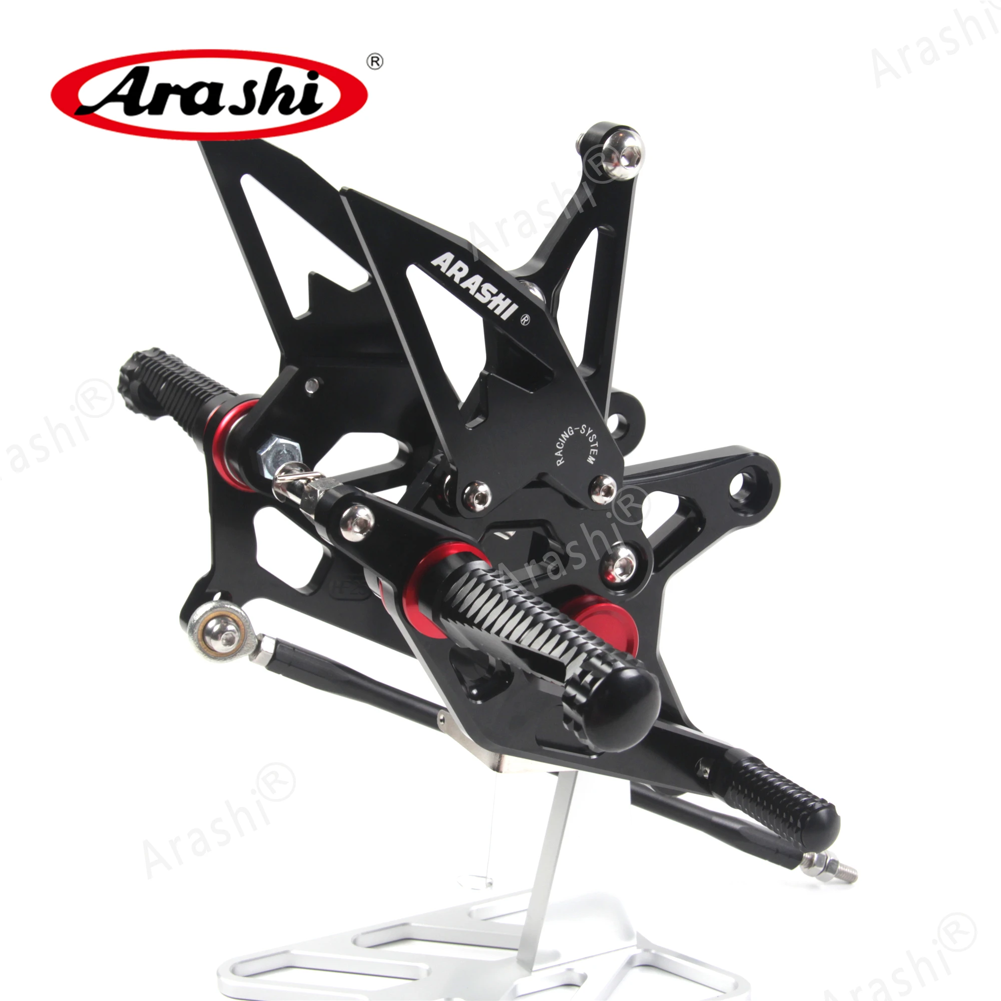 ARASHI мотор Rearset для KAWASAKI NINJA ZX6R 2009 2010 2011 2012 2013 регулируемая подножка для ног Peg задний Набор ZX-6R ZX636