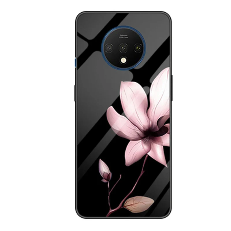9H стеклянный чехол s для oneplus 7 T чехол жесткая задняя крышка для oneplus 7 T 7 T чехол 1+ 7 T oneplus 7t силиконовый чехол из ТПУ