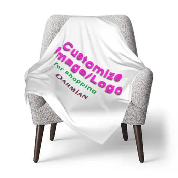 

Customize Your Image Fashion Throw Blanket Mom's Children's Blanke Bedspreads Cvers Bed Winter For Girls Boys Dropshipping