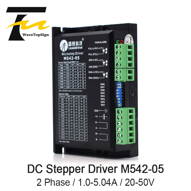 

2Phase Stepper Motor Driver M542-05 Input Voltage 20-50VDC Current 1.0-5A Driver use for CNC Engraver Cutting Machine