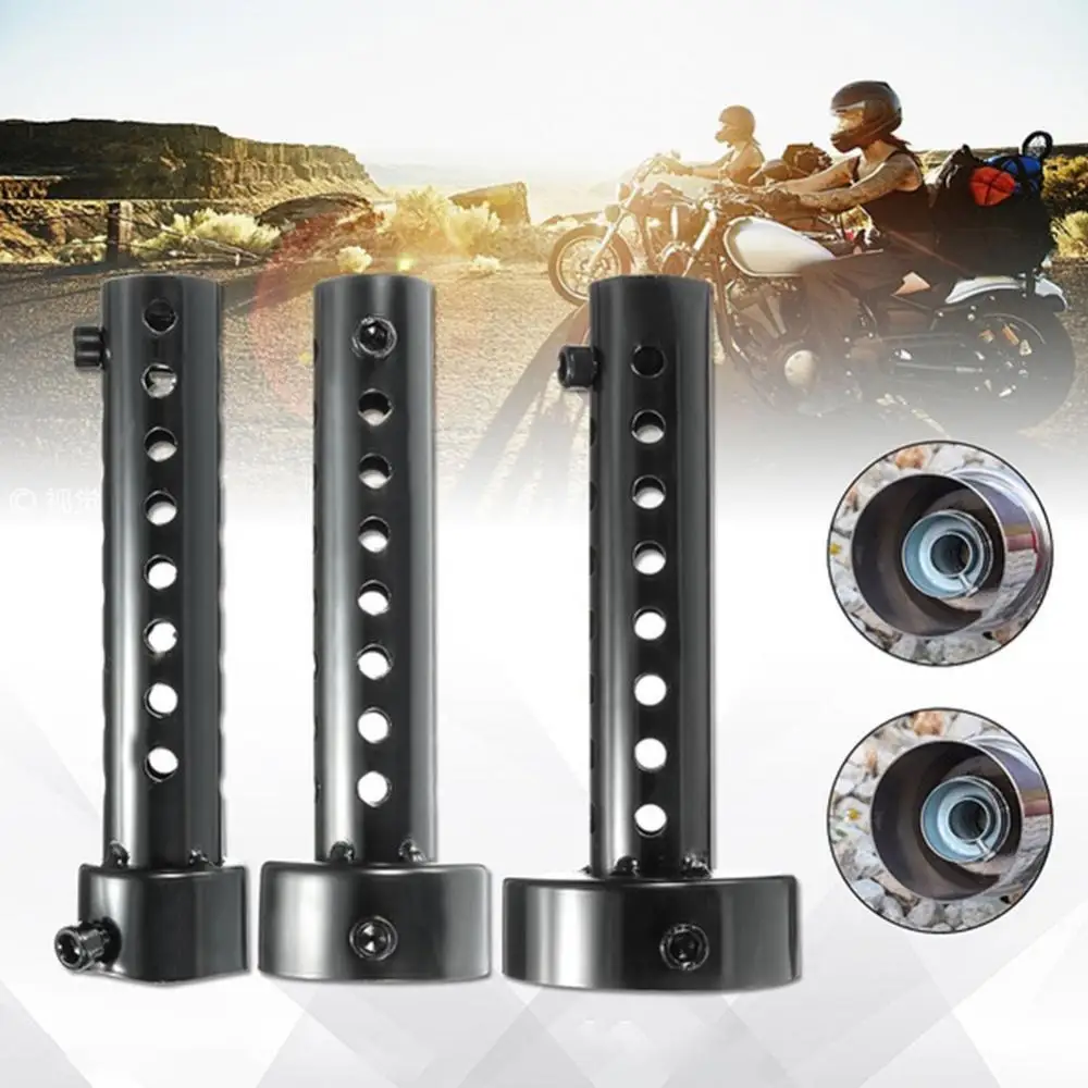 35/42/45/48/60mm Motorcycle Exhaust Can Muffler DB Killer Adjustable Removable Silencer Noise Sound Eliminator