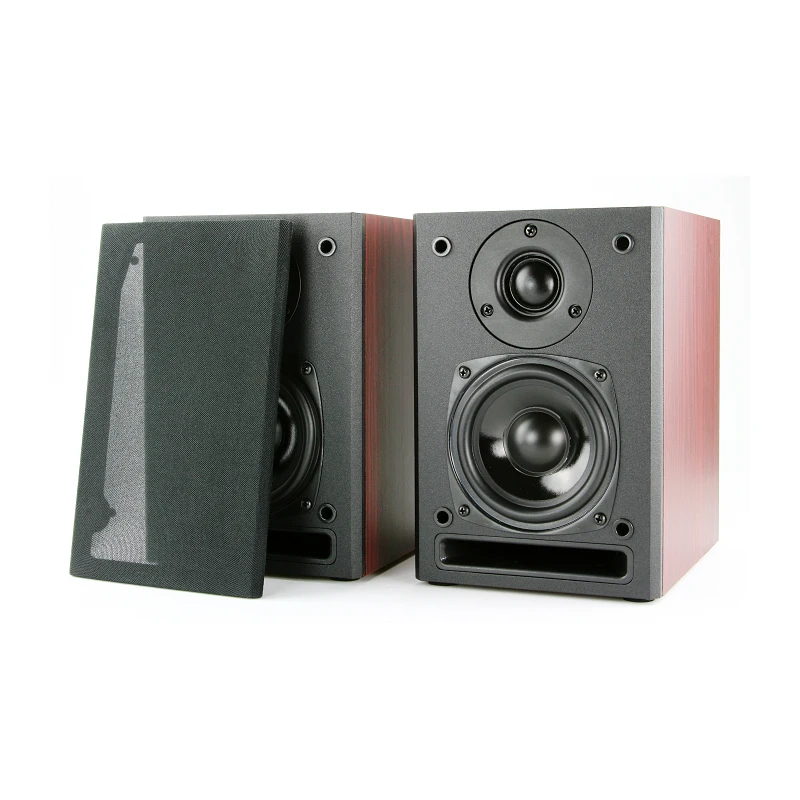 50W*2 High-power Audio Speaker D42 Fever Desktop Hifi Passive Bookshelf Speaker TV Surround Front Guide Wall-mounted