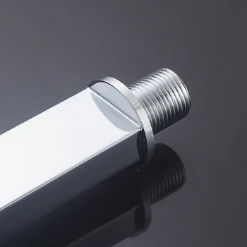 

39cm Shower Extension Arm Square Ceiling Rain Shower Head Wall Mounted