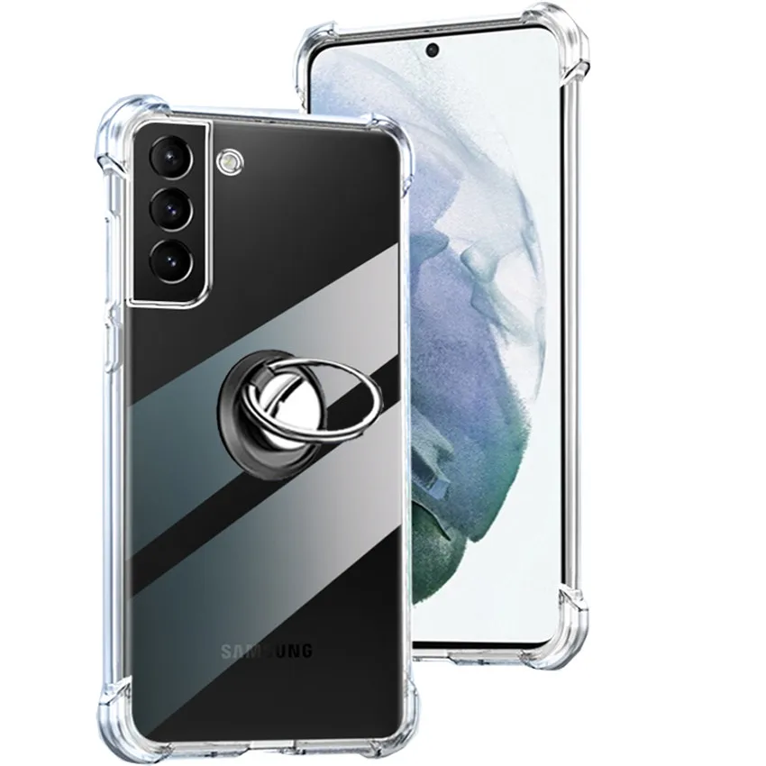 For Samsung S23 Ultra Custodia Di Lusso Trasparente Custodia Samsung-S23-Plus Custodia Galaxy S23 Ultra Silicone Cover Posteriore Samsung Galaxy S23 +