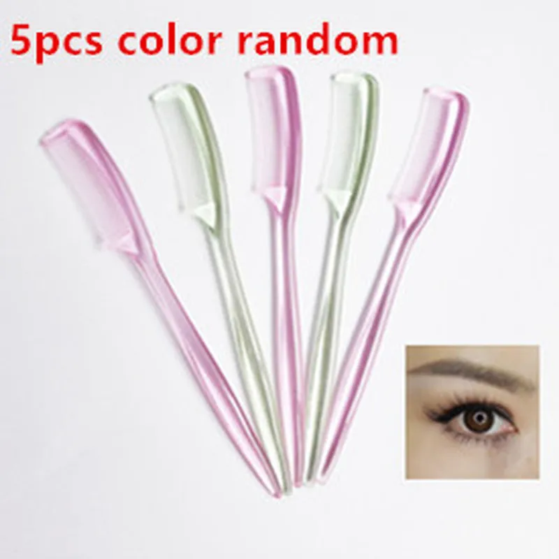 5 шт./лот новая пластиковая кисть для наращивания ресниц случайного цвета