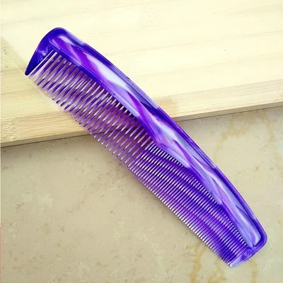 

2pcs plastic comb Two comb color comb home cooked plastic is not easy to break women's long hair thick hair perm dual-use comb