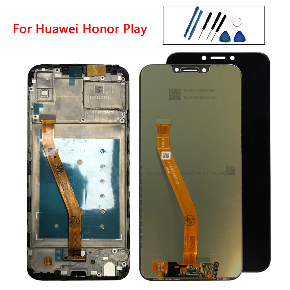 Для Huawei Honor Play ЖК дисплей сенсорный экран дигитайзер COR L29 AL10 AL00 сборка для LCD с