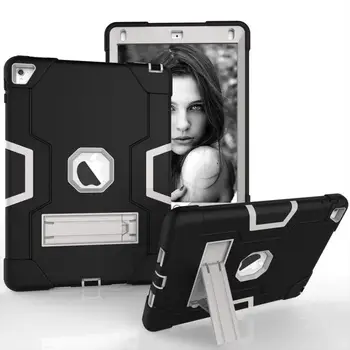 

For iPad Pro 9.7 For iPad Air 2 Case Retina Kids Baby Safe Armor Shockproof Heavy Duty Silicone Hard Case Cover+Stylus Pen+Gift