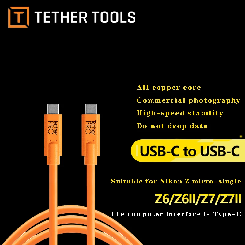 Tether Tools Cabo de Tiro Online, USB, Z6II, Z7II, Z6Z72, Geração
