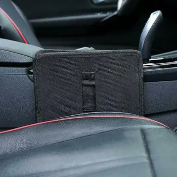 

Car Trash Bin Comfortable Car Garbage Can Portable Seat Bin Garbage Drive Hanging Litter Wastebasket Waterproof P1D6